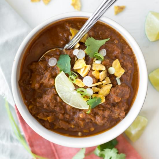 Slow Cooker Pumpkin Paleo Chili