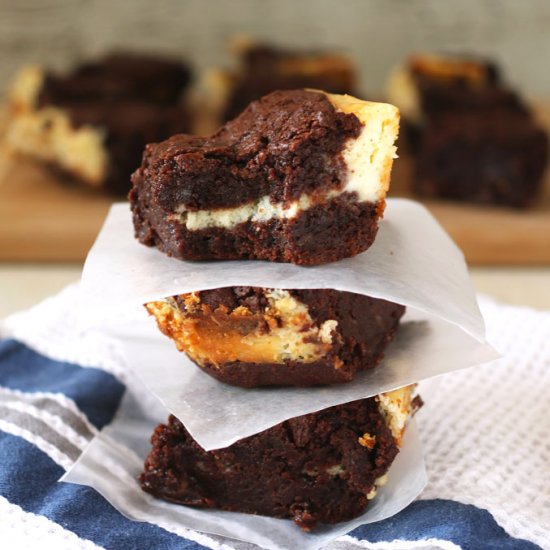 Cream Cheese Fudge Brownies