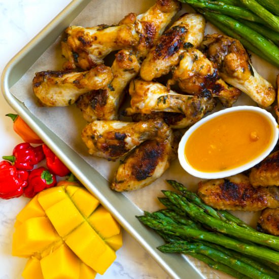 Mango Habanero Chicken Wings