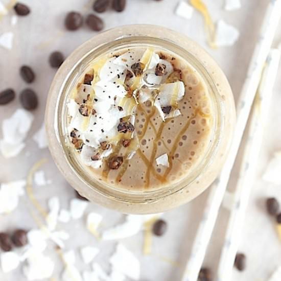 Salted Caramel Coconut Macchiato