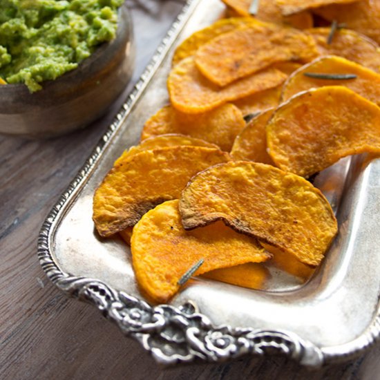 Easy Butternut Squash Crisps