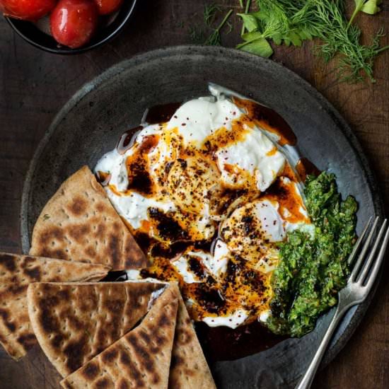 Turkish-Style Poached Eggs