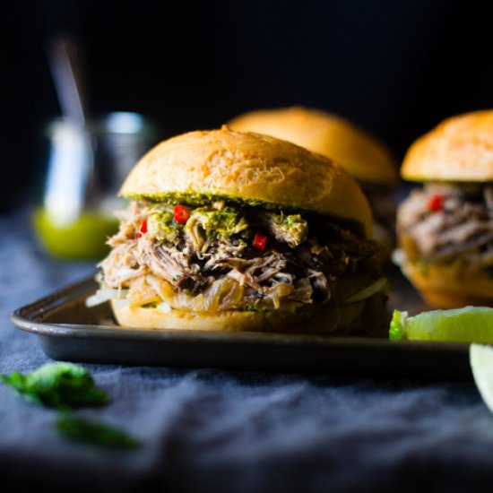 Pho Pulled Pork Sandwiches