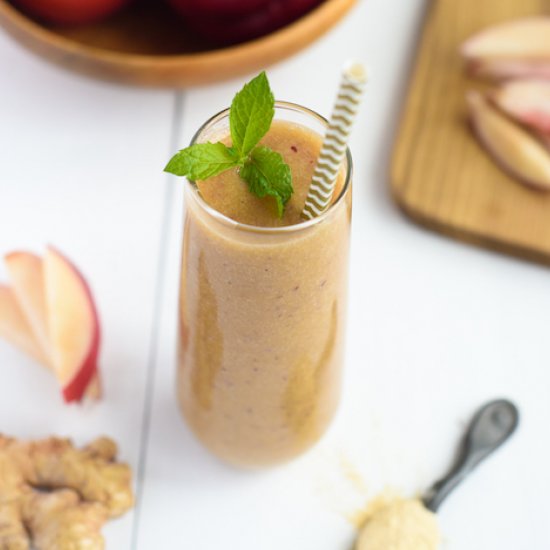 Warming Ginger Nectarine Smoothie