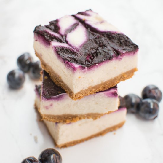 Concord Grape Cheesecake Bars