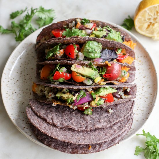 Quinoa & Butternut Squash Tacos