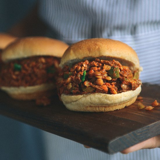 Vegan Lentil Sloppy Joes