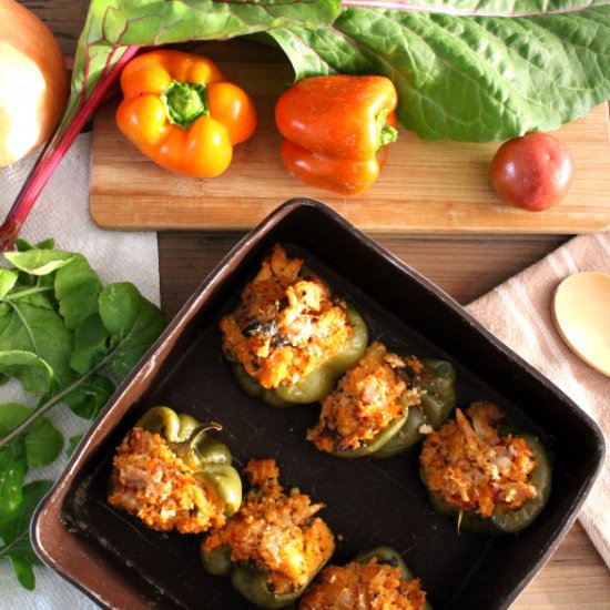 Stuffed Bell Peppers with Cous Cous