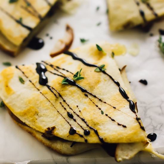 Pear Brie Quesadillas