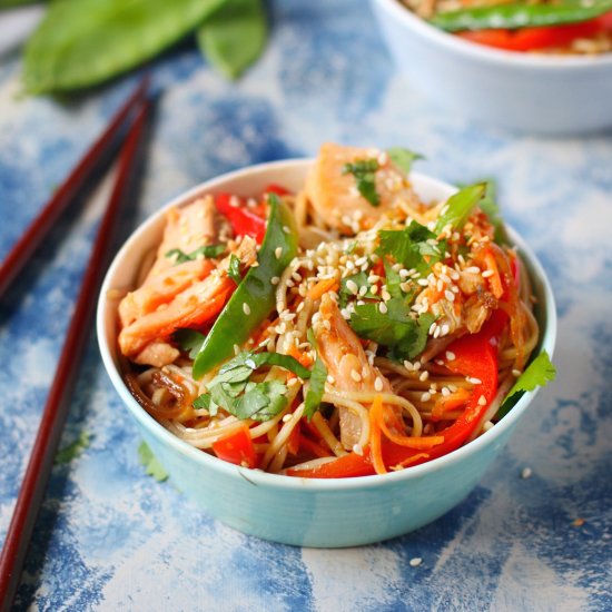 Salmon Soba Noodles