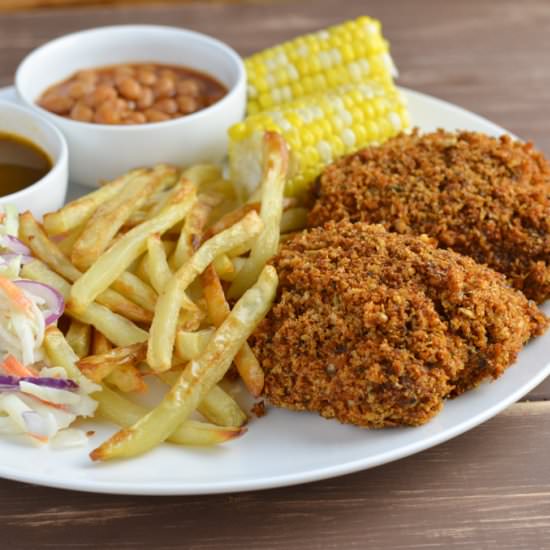 Healthy Baked KFC Style Feast