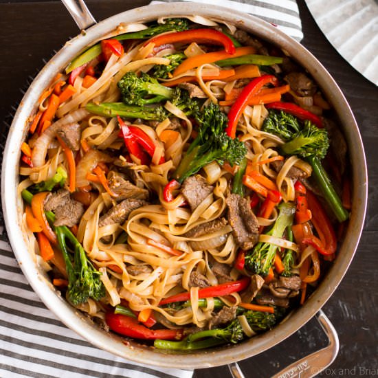 Beef Noodle Stir Fry