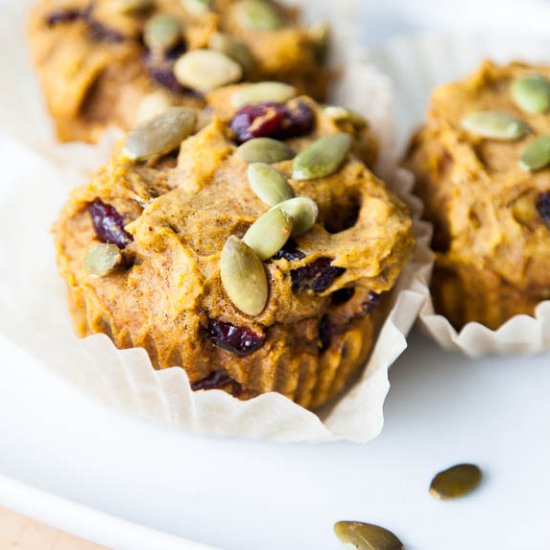 Pumpkin Cranberry Muffins