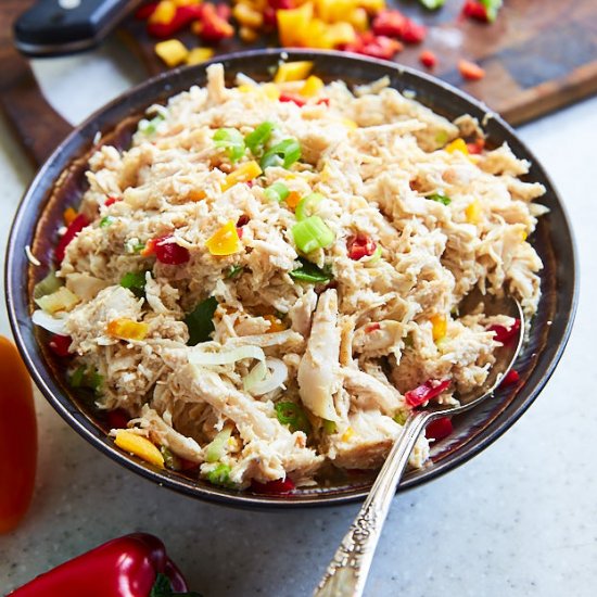 Shredded Chicken in 20 Minutes