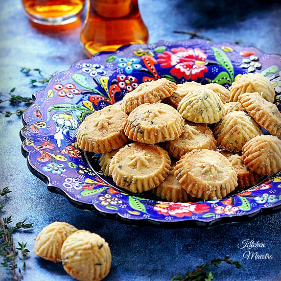 Thyme Shortbread Cookies