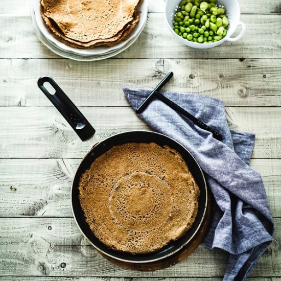 Gluten Free Galettes, Broad Beans