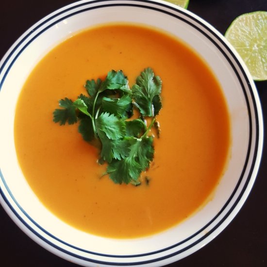 Sweet Potato, Coconut & Lime Soup