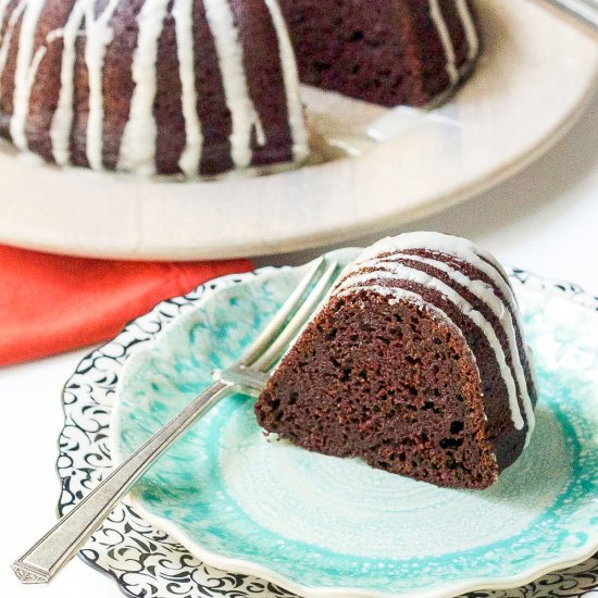 Chocolate Pumpkin Bundt Cake