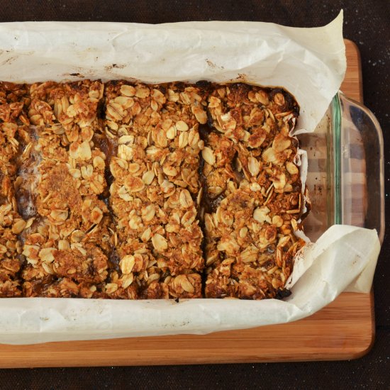 Peach Oat Bars