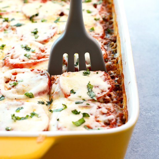 Naked Spinach Quinoa Lasagna