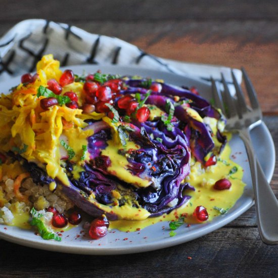 Grain Bowls with Turmeric Tahini