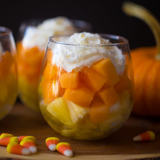 Healthy Candy Corn Parfaits