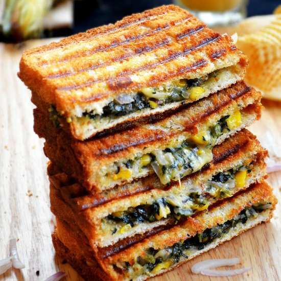 SPINACH CORN SANDWICH