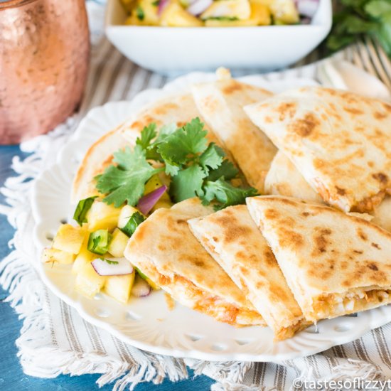 Salmon Quesadillas