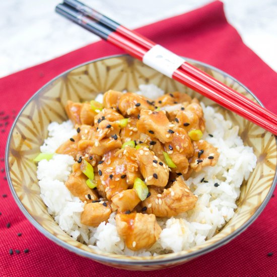 Asian Sesame Instant Pot Chicken