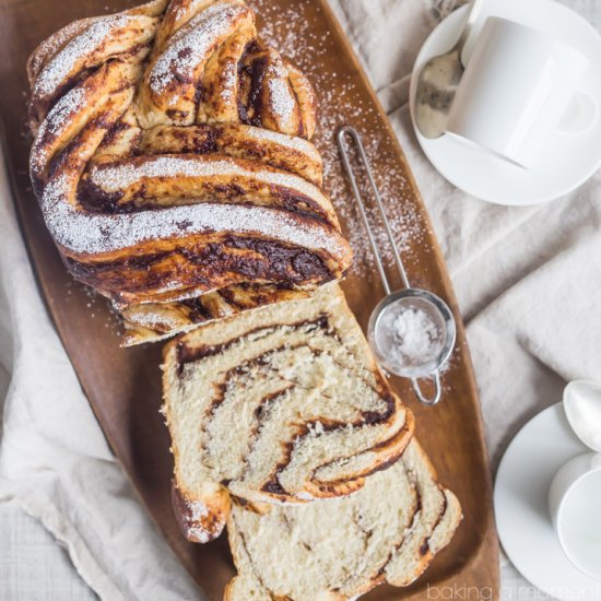 Apple Butter Cinnamon Swirl Bread