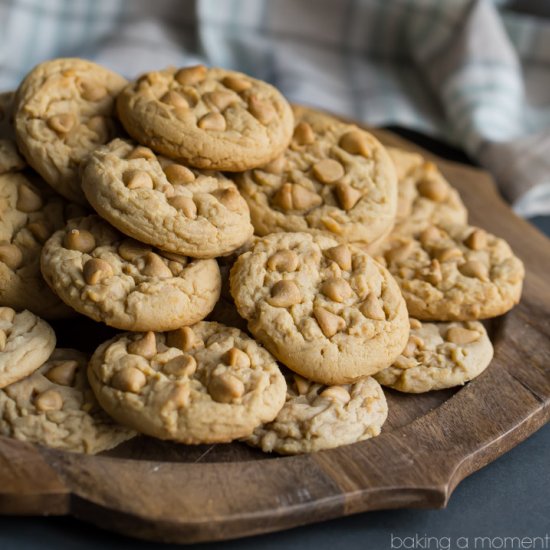 Soft Double Peanut Butter Cookies