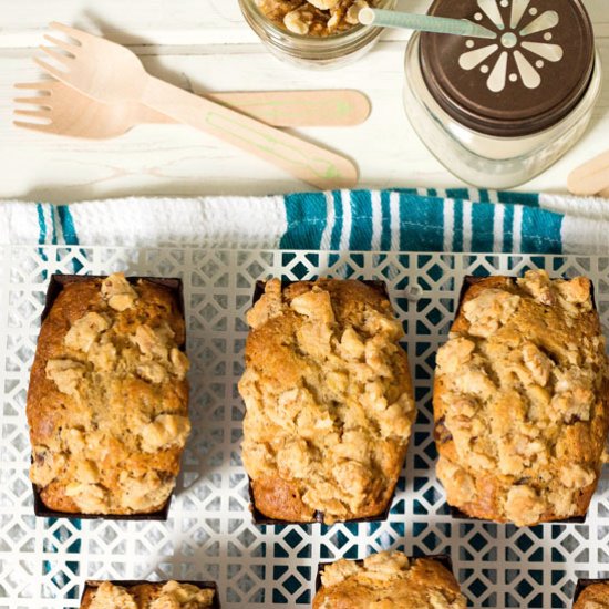 MAPLE WALNUT MINI BANANA BREAD