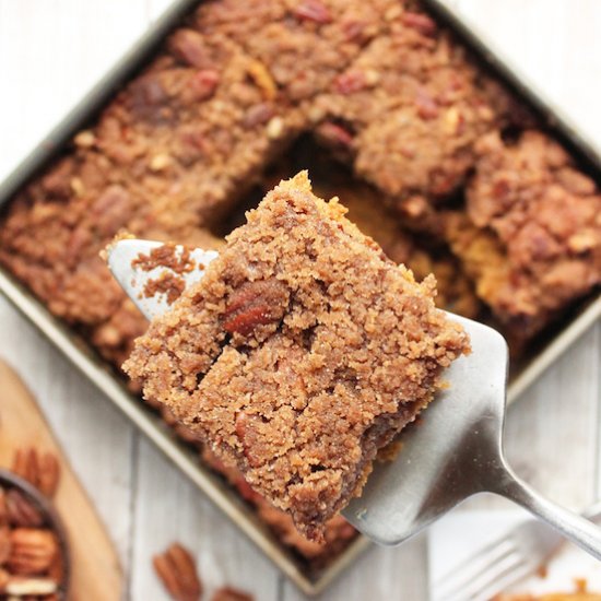 Vegan Pumpkin Coffee Cake