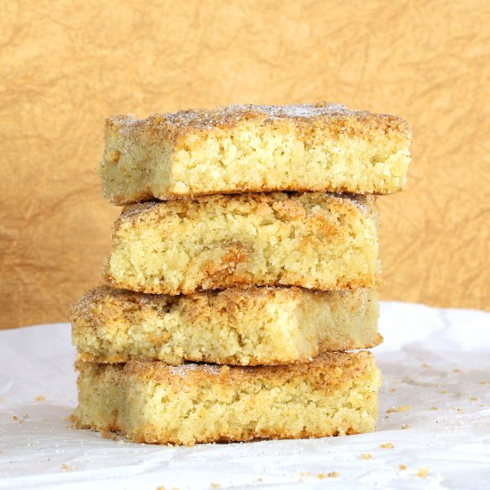 Snickerdoodle Blondies – Grain Free