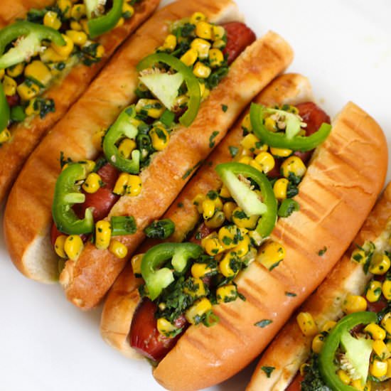 Tex Mex Hot Dogs