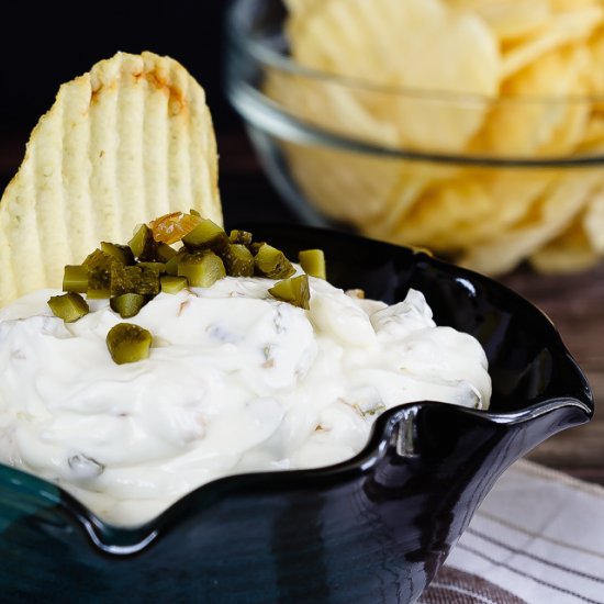 Gherkin and Caramelized Onion Dip