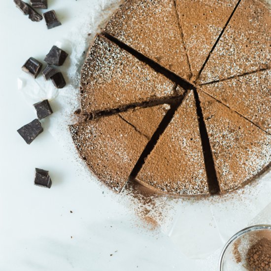 Cinnamon Flourless Chocolate Cake