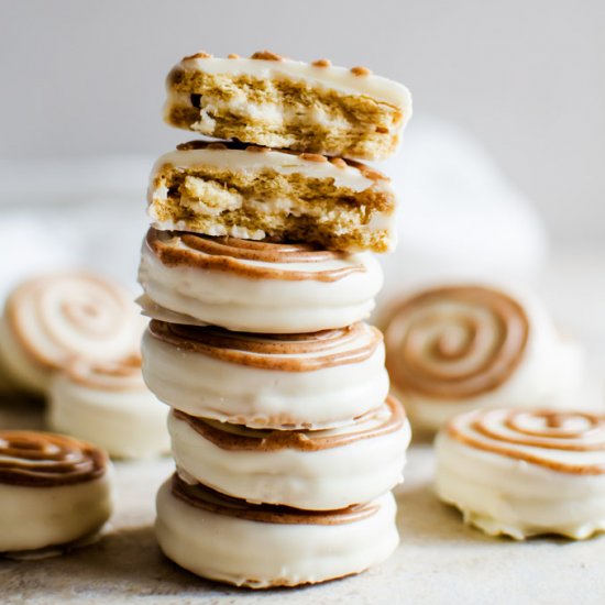 White Chocolate Covered Oreos