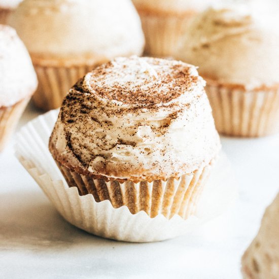 Spice Cupcakes with Chai Frosting