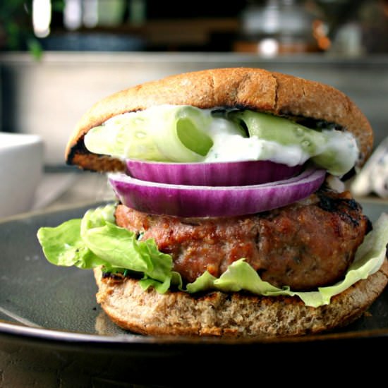 Greek Turkey Burgers