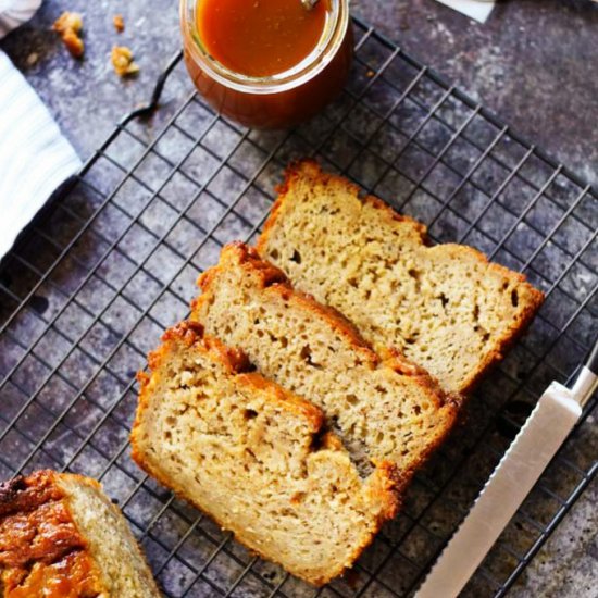 Salted Caramel Banana Bread