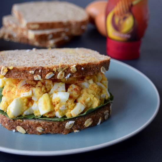 Deviled Egg Salad Sandwich