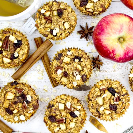 Apple Cinnamon Baked Oatmeal Muffin