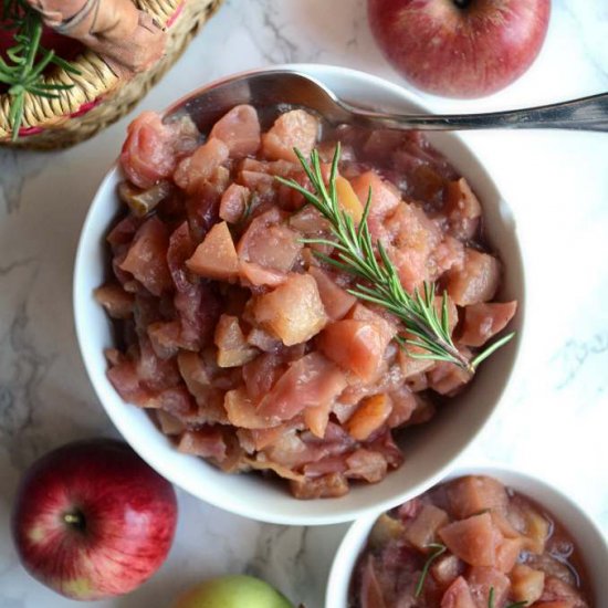 Rosemary Apple Sauce – Instant Pot