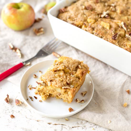 Apple Pecan Snack Cake