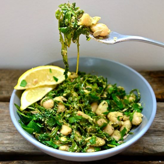 Pesto Butter Bean Salad