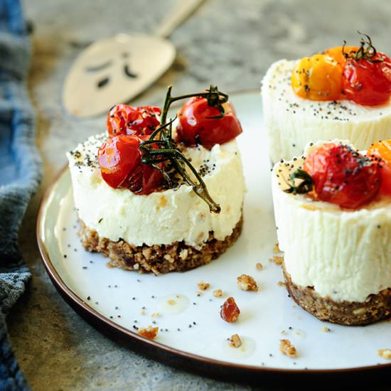 goat cheese and tomato appetizers