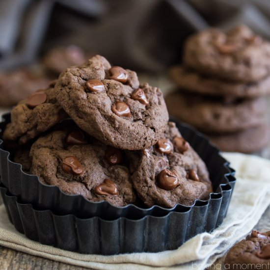 Double Chocolate Chip Cookies