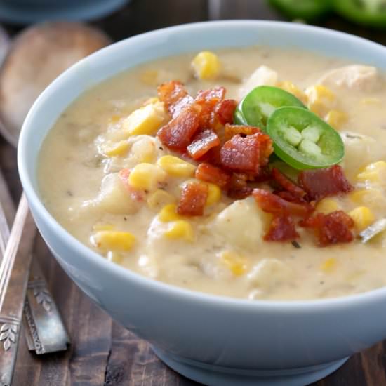 chicken and corn chowder