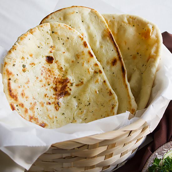 Butter Naan No Yeast No Eggs